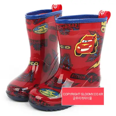 Cars Racing Rain Boots