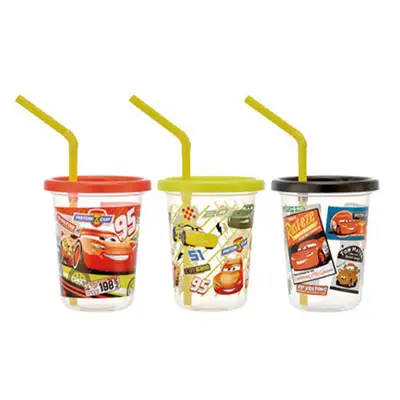 Disney Pixar Cars Cas21 Straw Tumbler 3-Piece Set 230ml 555763