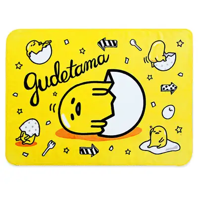 Gudetama Egg Pop Microfiber Knee Blanket 357332