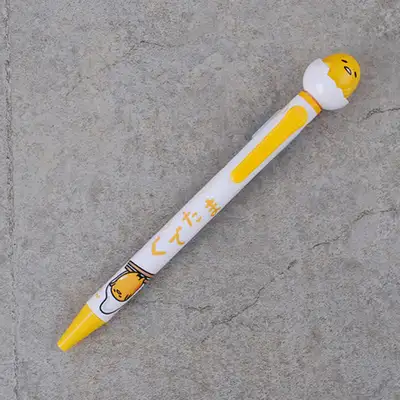 Gudetama Action Mascot Ballpoint Pen (White Pen Body) (Japan) 464220