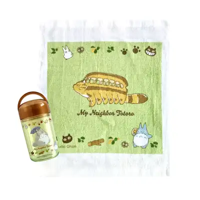 Totoro Cat Bus Character Portable Handkerchief Case Set (Japan) 649646