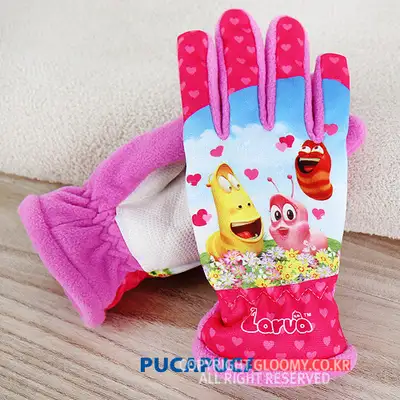 ラバ ポーラ指なし手袋[ハート]