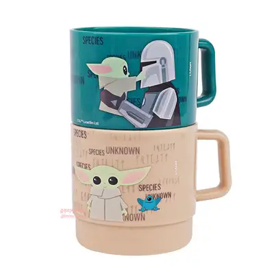 スター・ウォーズ 空間効率化キャラクターハンドルカップ 2個セット 225ml 水カップ 573754
