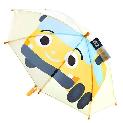タヨ ラニ キャラクター キュート2 立体 40cm 手動 安全 傘 61071