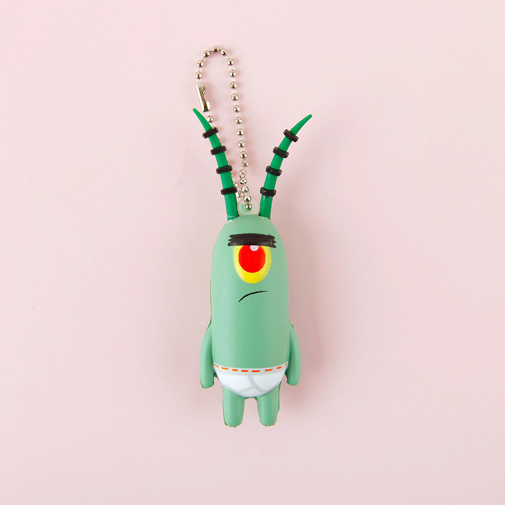 SpongeBob Plankton Character Squishy Keyring 234830