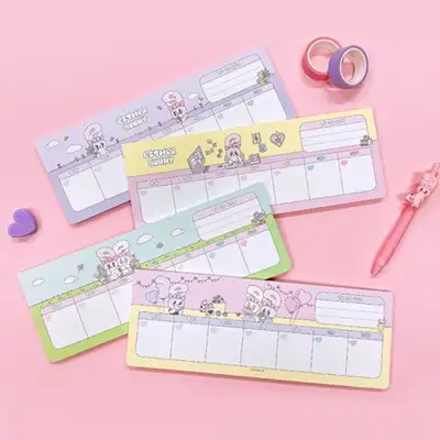 エスターバニー ウィークリーメモパッド