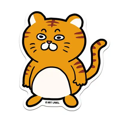 [K ART LABEL] K0078 虎