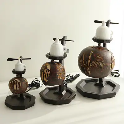 BEST 伝統ホウロク灯籠 ムードライト 小 照明 韓屋灯 ホロン火 アンティーク インテリア 外国人ギフト
