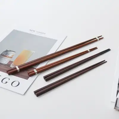 BEST パクッシサンバン 原木漆塗りウッド木製箸M
