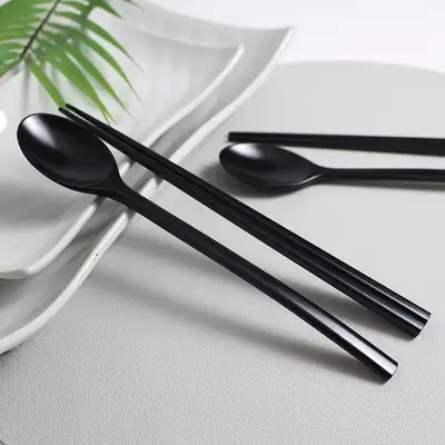 BEST 国内産 高級漆塗り木製スプーン・箸セット スプーン 箸 1人用 ウッド 無垢 漆