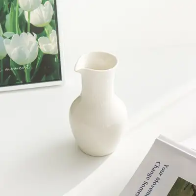 ドソン白磁 花瓶&注ぎ瓶
