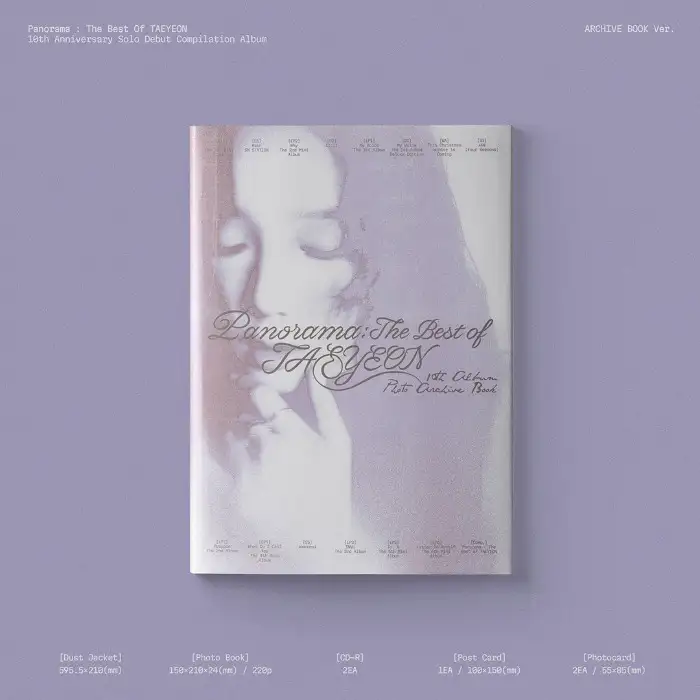 TAEYEON [Panorama : The Best of TAEYEON] (ARCHIVE BOOK Ver.)