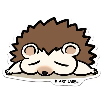 [K ART LABEL] K0075 ブタハリネズミ