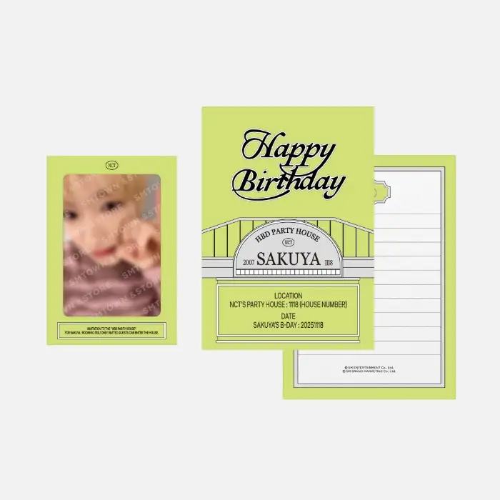 SAKUYA 艺术家生日派对卡