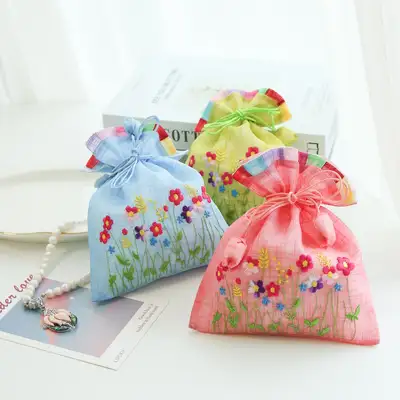 麻刺繍福袋(小)Y