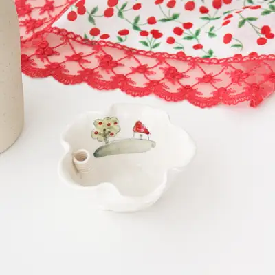 コーリング白磁 一輪花瓶