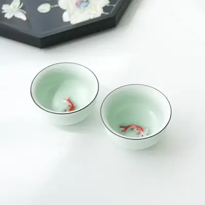 (2種)幸運コイ魚杯セット