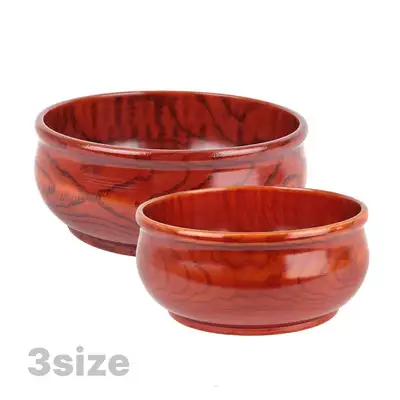 Lacquered Bibimbap Bowl (Wood Bowl, Noodle Bowl, Salad Bowl, Round Wooden Bowl)