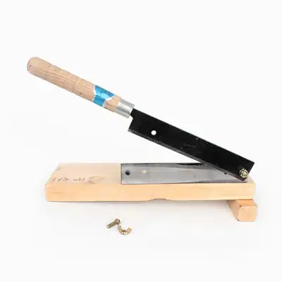 Domestic Traditional Cast Iron Cutting Guillotine S (Small Herb Cutter Tteok Cutter Meat Herbs Chopper Cutting Machine Home Kitchen Cutter)