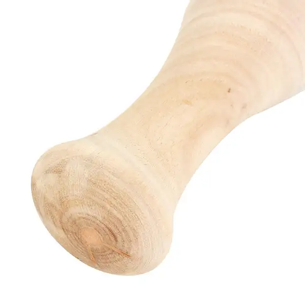 Wooden Mortar Pestle B (Natural Wood Mallet Mochi Pounder Garlic Mincer Traditional Korean Tteok Mallet) — 2