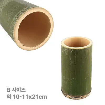 10-11 x 21cm Damyang Bamboo Samgyetang Bowl (Pork Belly BBQ Meat Bamboo Tube Camping Tableware Unique Plate)