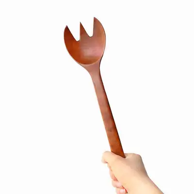 Rosewood Lacquered Salad Fork