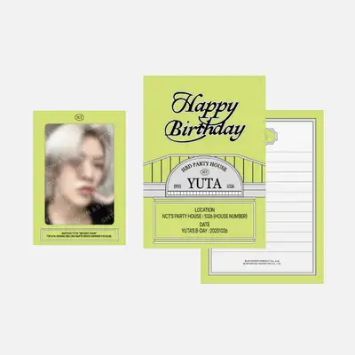 YUTA アーティスト バースデーパーティーカード