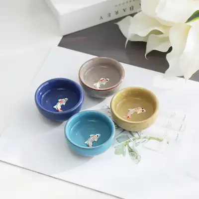 4色コイ柄茶杯セット+ケースP