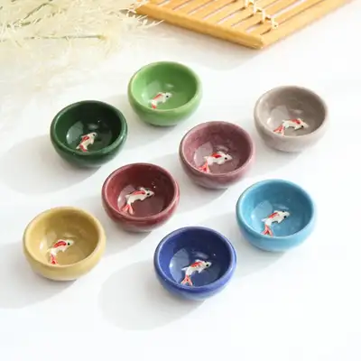 カラー錦鯉茶碗 10種セット