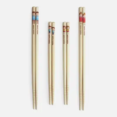 （大人用+幼児用）竹製箸 4本セットT