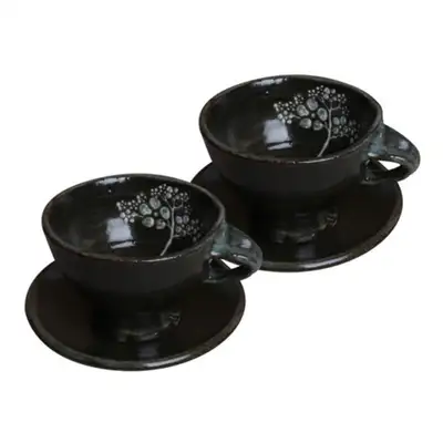 粉青磁コーヒーカップセット