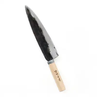 L サイズ 南原復興 鋳鉄刀 | 伝統 鍛冶職人 レストラン キッチンナイフ 包丁 手作り刀 菜切り包丁 食卓包丁 料理包丁