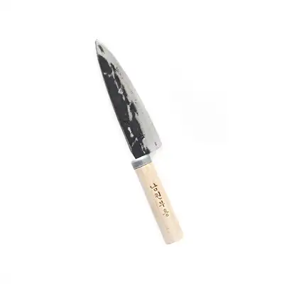 S サイズ 南原復興 鋳鉄ナイフ 包丁 | 伝統鍛冶屋 レストラン キッチンナイフ 手作りナイフ 野菜切り包丁