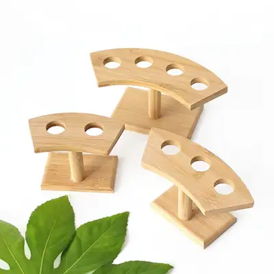 Bamboo Makimono Stand (2-Slot, 3-Slot, 4-Slot Kimbap Makimono Sushi Display)