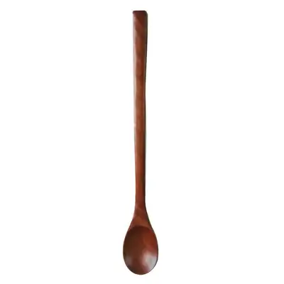1P Rosewood Lacquered Oval Long Tea Spoon | Coffee Muddler