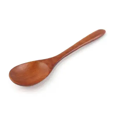 1p Rosewood Honey Spoon | Wood Udon Spoon Soup Wooden Ladle