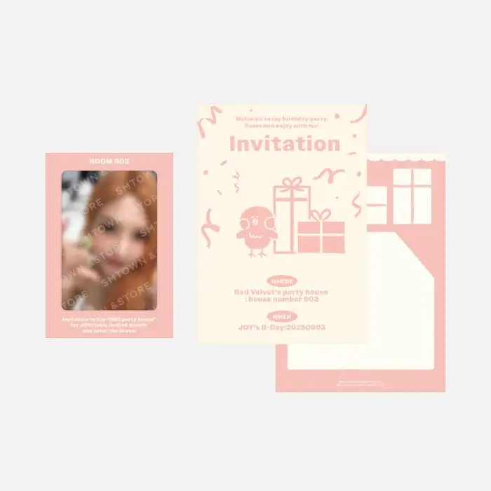 JOY ARTIST BIRTHDAY PARTY CARD