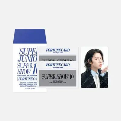 SUPER JUNIOR CONCERT 'SUPER SHOW 10' フォーチュンスクラッチカードセット