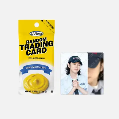 [POP-UP] SUPER JUNIOR Grand Opening! SJ Market - ランダムトレーディングカードセット(SUPER MUSTARD ver.)