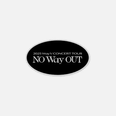 2025 WayV 'No Way Out' ロゴバッジ