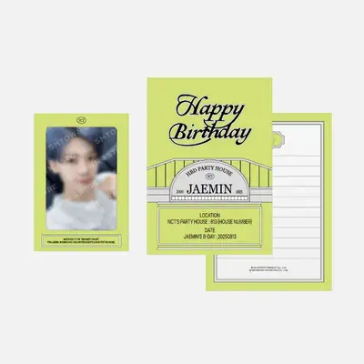JAEMIN アーティスト バースデー パーティ カード