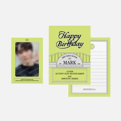 MARK アーティスト バースデーパーティーカード