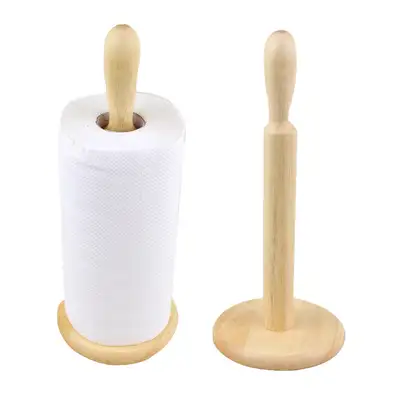 Wood Kitchen Paper Towel Holder | Wooden Paper Towel Dispenser