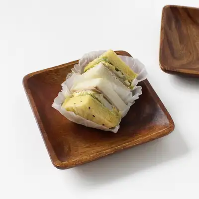 Rounded Square Wood Plate | Wood Plate Wood Camping Dish
