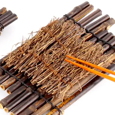 Decorative Branch | Bamboo Broom Japanese-Style Home Decor Mini Broom Wood Stand Brush Broom