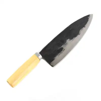 L38cm Cast Iron Crucian Carp Filet Knife | Fish Knife Blacksmith-Made Handcrafted Knife