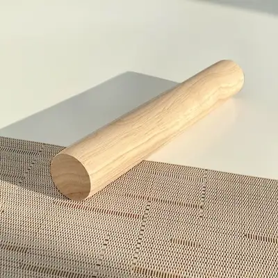 Mini Wooden Rolling Pin 19.5 – for Dumpling Wrappers, Knife-Cut Noodles, Bread Dough, Flour Dough