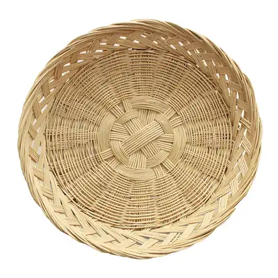 70cm Ssari Woven Basket | Large Soybean Paste, Kimchi, Pancake, Vegetable Strainer