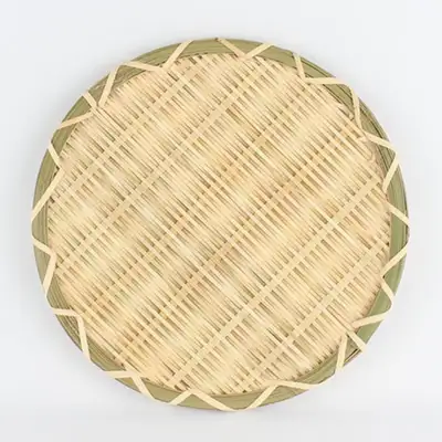 25cm Premium Bamboo Strainer Basket | Buckwheat Flour Sifter, Vegetable Drainer, Lettuce Sieve