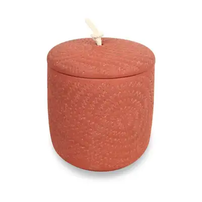 宜興高級紅泥彫刻雑穀缶兼プーアル茶缶